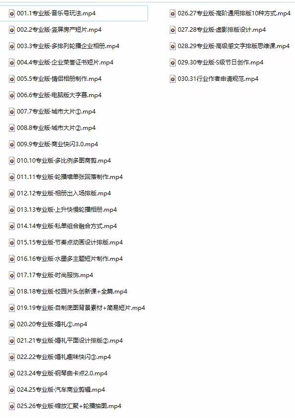 图片[1]-（7663期）全能型视频剪辑-创作者 剪映专业版实战演练系统软件夏令营  课程内容 安装文件＋素材内容！-付付项目网-优质付费教程和创业项目大全